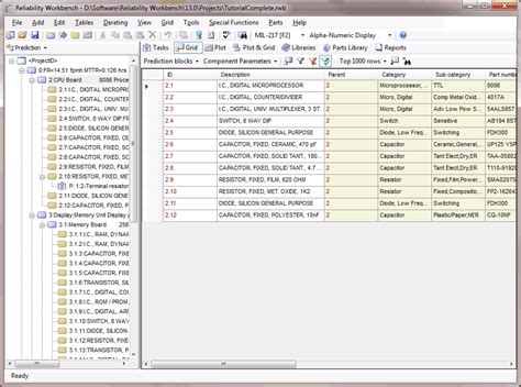 Reliability Workbench 的图像结果