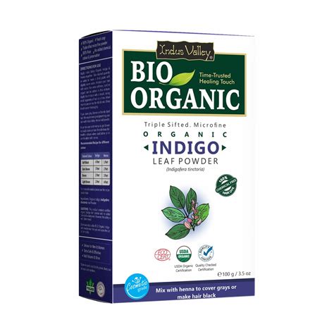 Buy Indus Valley Bio Organic Herbal Indigo Powder for Natural Hair ...