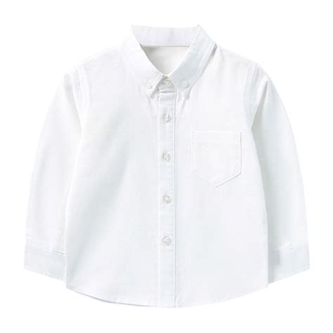 Girls Button Down Shirts White Shirt for Boys Dress Shirt Boys Formal ...