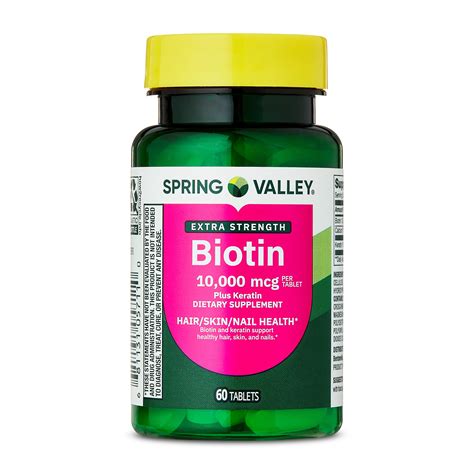 Spring Valley Extra Strength Biotin Plus Keratin India | Ubuy