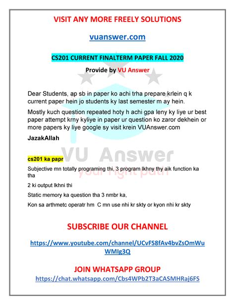 Image result for Youtube.com CS201 First Assignment Vu