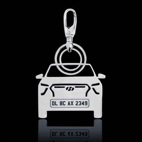 Buy Customized Number Plate Car Keychain Online at the Best Price