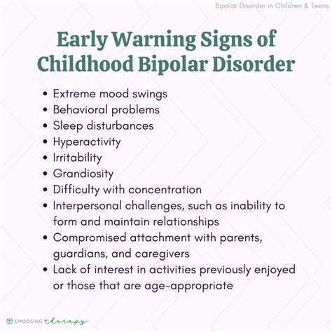 Bipolar Disorder in Children & Teens