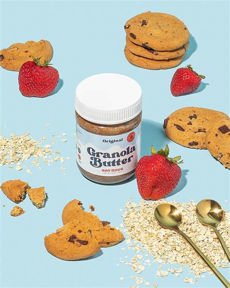 Oat Haus Organic Original Granola Butter | 12 oz Jar | Peanut-free ...