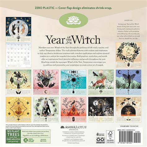 Year Of The Witch Calendar 2025