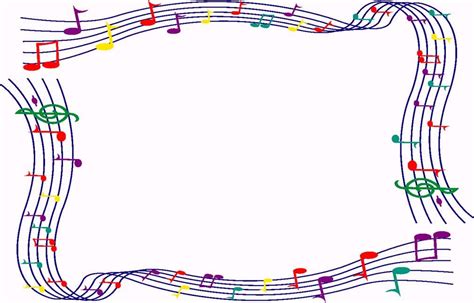 Music Note Border Slides: Design Templates for Presentations