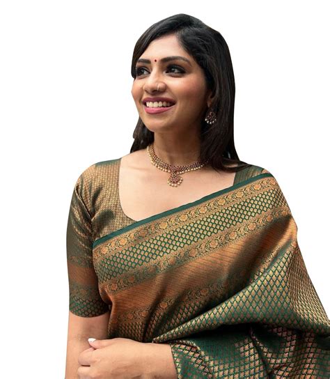 Buy Avantika Fashion Women's Kanjivaram Soft Lichi Silk Pure Banarasi ...