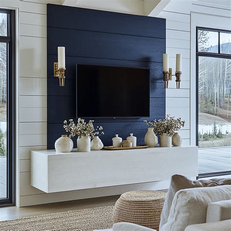 Shiplap TV Walls That Combine Modern with Rustic Warmth