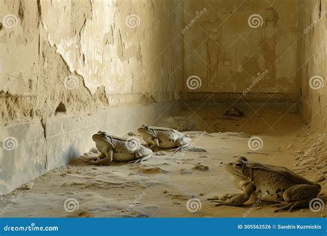 Frogs Plague Egypt: A Biblical Depiction Of The Ten Plagues Stock Photo ...