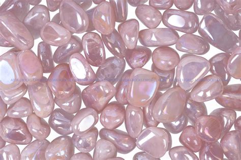 Aura Rose Quartz Tumbled Stone in India - Aeora Rocks – AEORA ROCKS ...