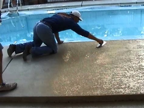 VIDEO SHOWS THE PROCESS OF RESURFACING CONCRETE: Decorative Concrete ...