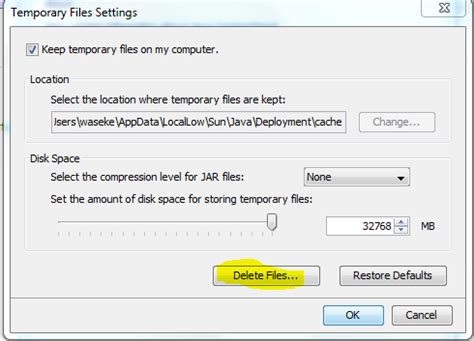 Image result for Clearing Java Cache