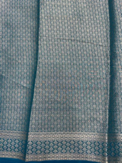 Best Banarasi Semi Khaddi Georgette Saree With All Over Zari Butti In ...