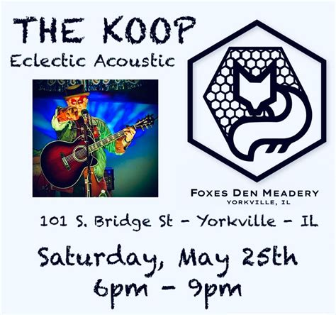 Happy 1st Birthday Foxes Den Meadery from The Koop, Foxes Den Meadery ...