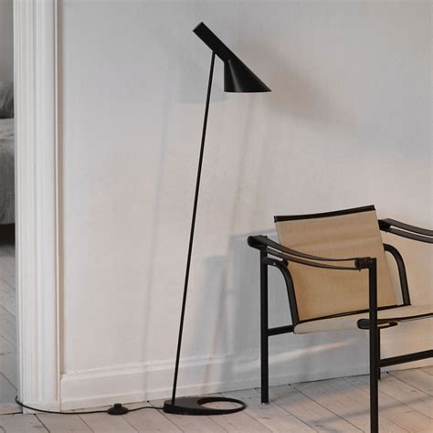 Louis Poulsen AJ - Floor lamp, black | Lights.co.uk