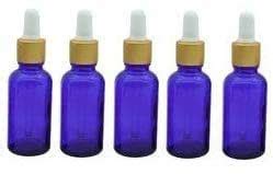 All Naturals Blue Glass Bottles for Essential Oils, Blends, DIY ...