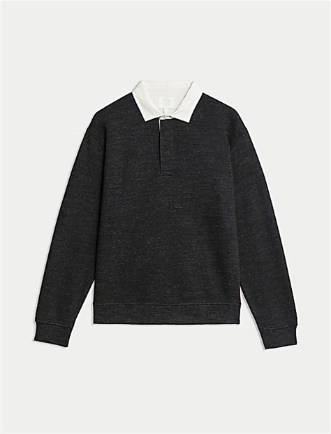 Buy Pure Cotton Rugby Shirt at Marks & Spencer