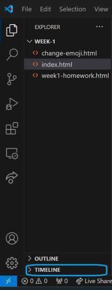 Image result for Visual Studio Code Timeline