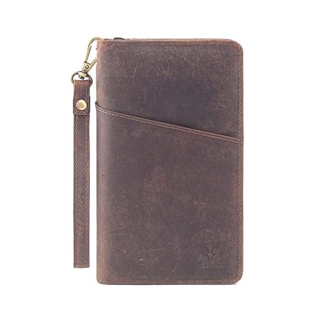 Buy Goatter Hunter Leather Travel Wallet & Passport Case – Family ...
