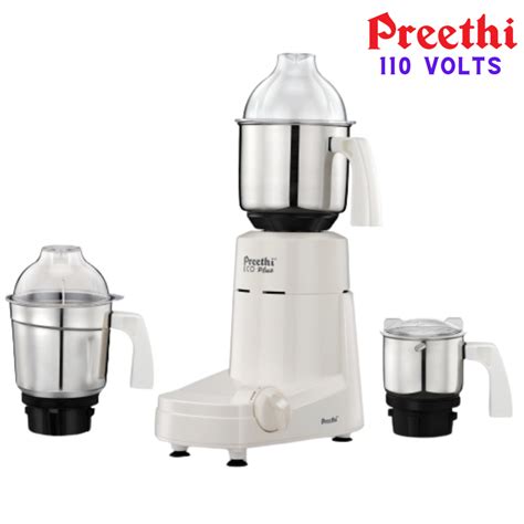 Preethi Eco Plus 110 Volts Mixer Grinder (For Use In Usa & Canada ...