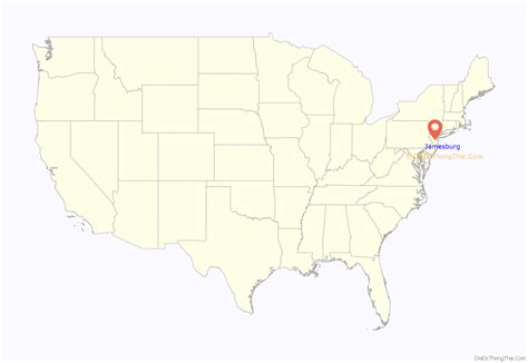 Map of Jamesburg borough - Thong Thai Real