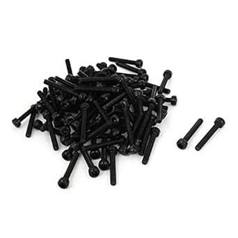YXQ 100Pcs M3x20 Alloy 12.9 Steel Hex Bolt Socket Head Cap Machine ...