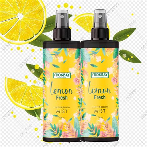 ROMSAY Lemon Fresh Linen & Room Mist | Air Freshener | Room Freshener ...
