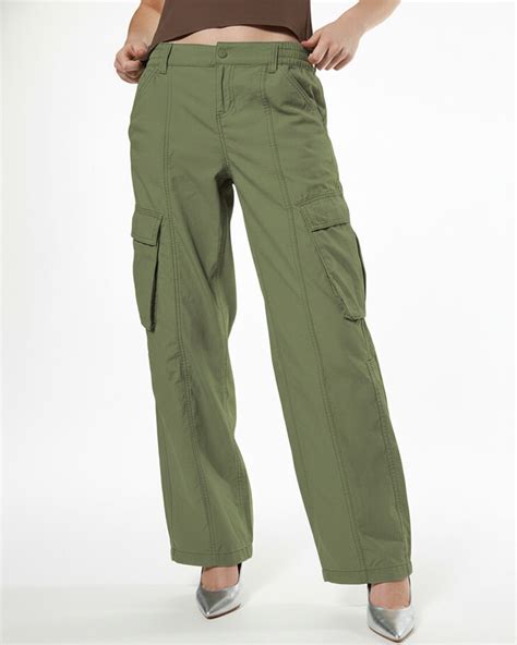 High Rise Wide Leg Cargo – Oyela