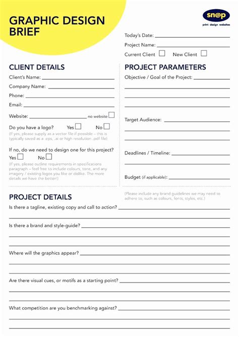 logo design brief template