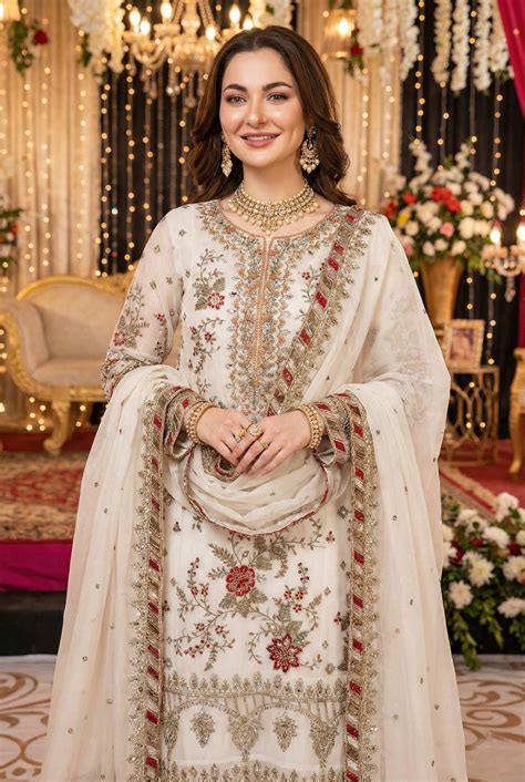 Kb Series 4107 Chiffon Sequence Worked Pakistani Salwar Kameez Collection