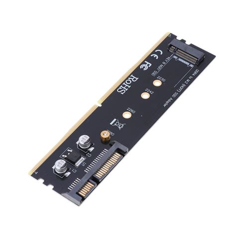 DDR4 SATA to M.2 (NGFF) Solid State Drive SSD Riser Card Expansion Car ...