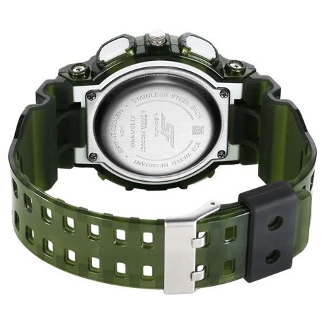 SONATA SF Spectra Quartz Digital Green Dial Watch For Men - 77137PP08 ...