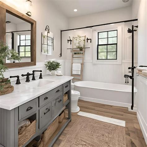 Farmhouse Bathroom Ideas 2025