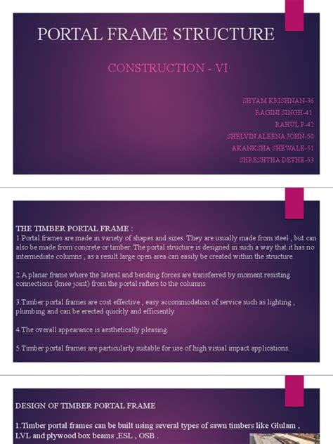 Image result for Portal Frame Structure Examples