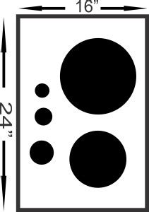 DB stencilprint circle shape Style Wall Design Stencils for Wall ...