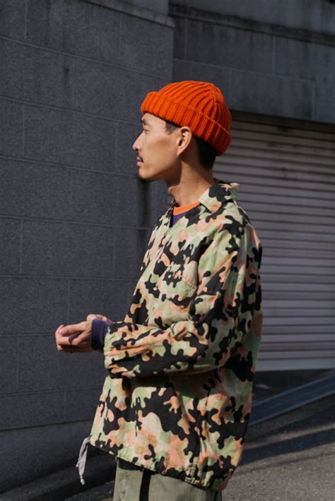 Rare 〜1950s Czechoslovakian Army Dubaky Camo Smock | BROWN_GREEN_VINTAGE
