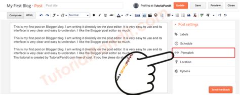 Image result for Blogger Permalink