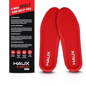 HAUX Comfort + Insole Memory Foam Shoe Insole for Men | Soft Cushion ...