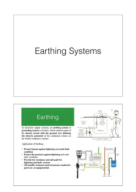 Earthing System - Earthing Systems Earthing In electricity supply ...
