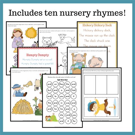 Free Nursery Rhymes Printables