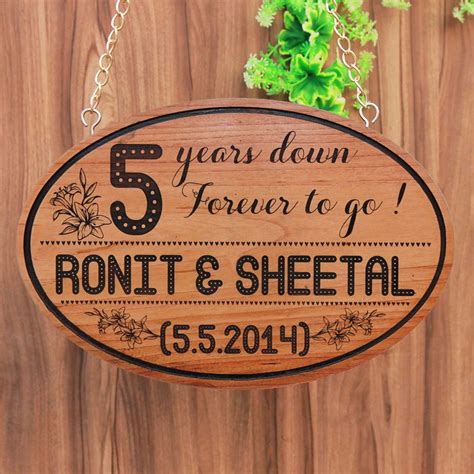 Forever To Go Hanging Wood Sign | Wooden Plaque | Anniversary Gifts ...