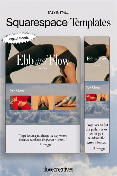 Creative Website Templates | Squarespace templates, Web ui design, Web ...