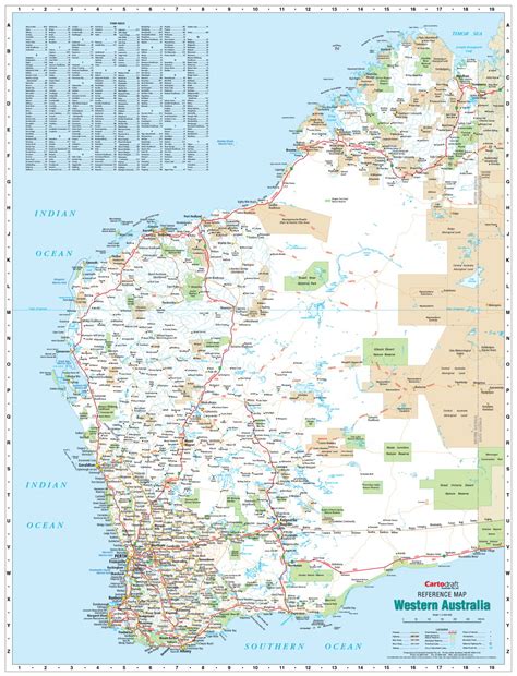 Map Of Western Australia
