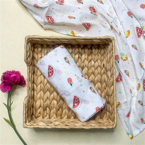 Baby Muslin swaddles | Organic Cotton Muslin Swaddles