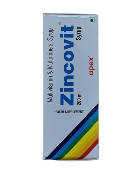 Zincovit - Bottle of 200 ml Syrup : Amazon.in: Fashion
