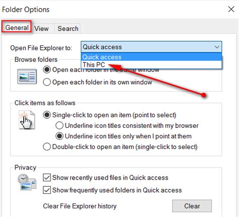 Image result for File Explorer Options View
