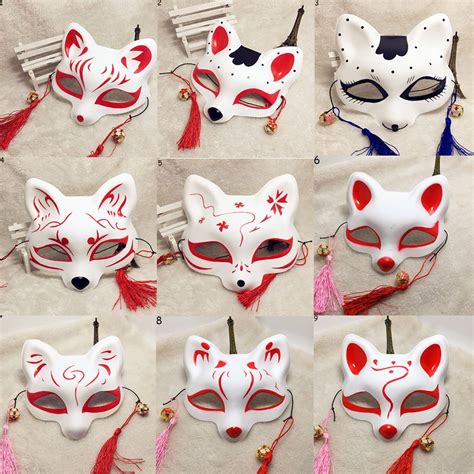Kitsune Mask Half Face at James Tarvin blog