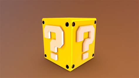 Question Mark Block (Super Mario Bros) - Download Free 3D model by ...
