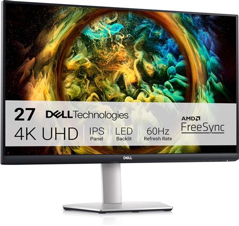 Dell S2721QS 27 Inch (68.5cm) 4K UHD (3840 x 2160) Pixels IPS Ultra ...