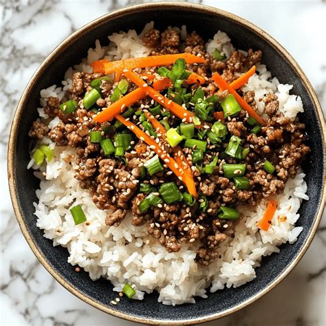 Ground Beef Teriyaki Rice Bowls - With Love and Flavor